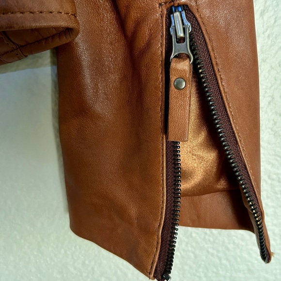 Brand new authentic cognac leather jacket! 🧥 - Picture 4 of 7